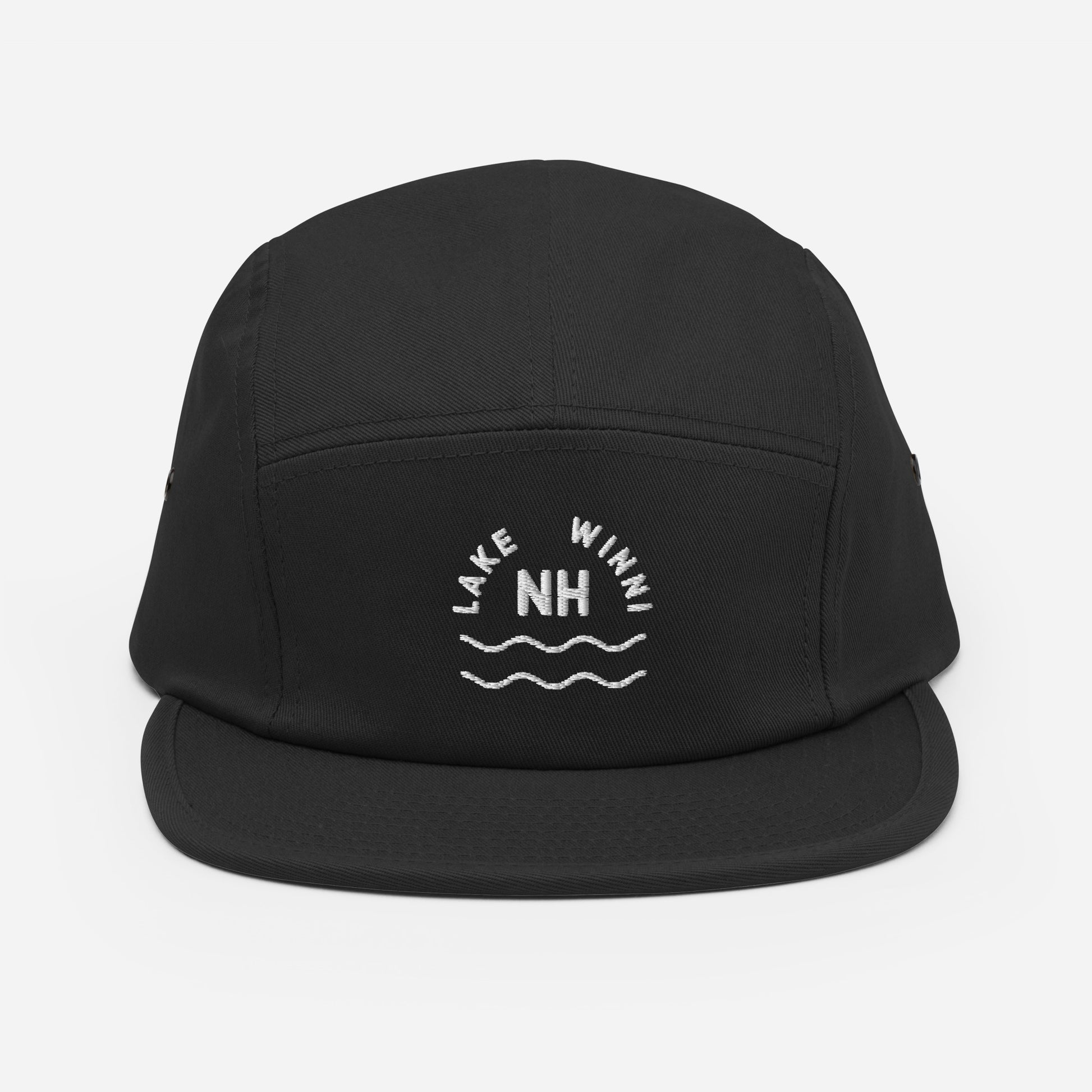 Lake Winnipesauke, "Lake Winni" Hat, black