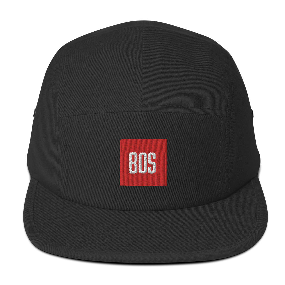 Boston "BOS" Five Panel Hat - Green