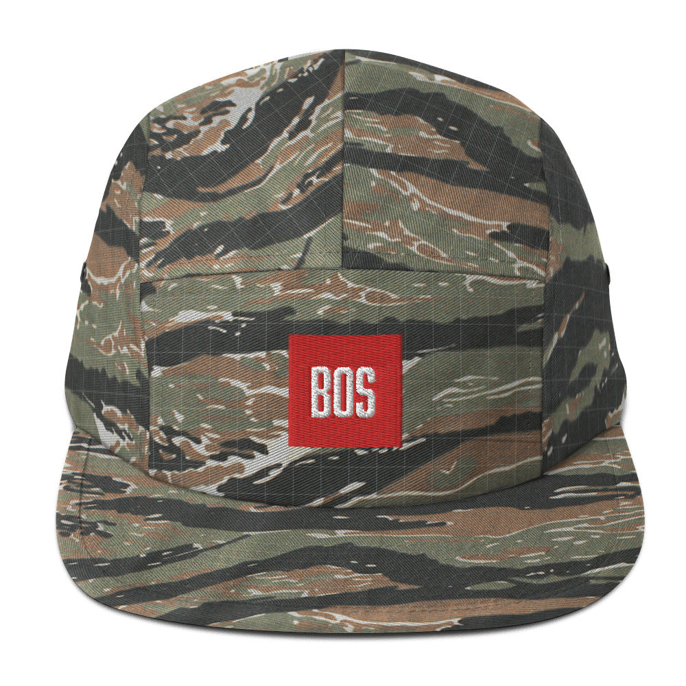 Boston "BOS" Five Panel Hat - camo