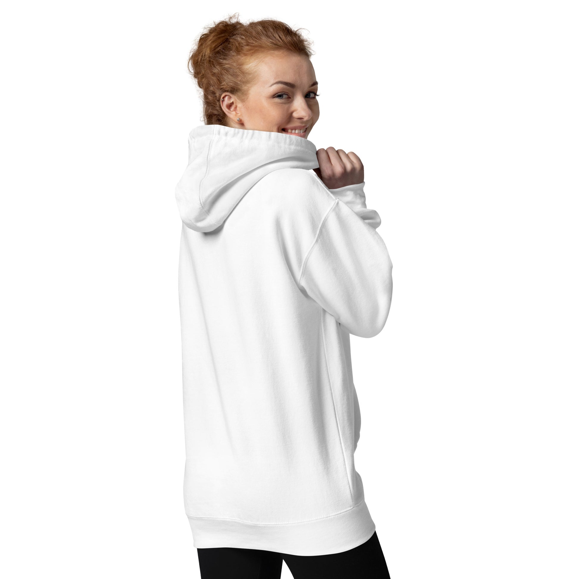 Boston "BOS" Hoodie, pride rainbow- white