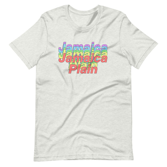 Jamaica Plain, Boston MA t shirt, grey