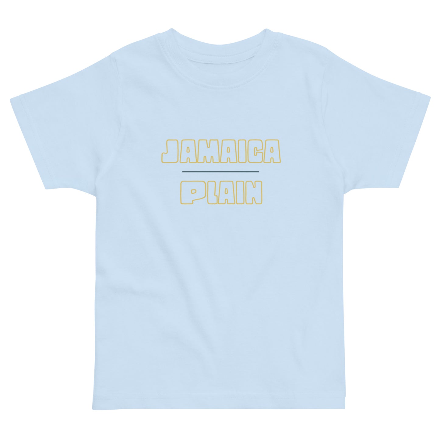 Jamaica Plain Vibes (Toddler) T shirt, light blue