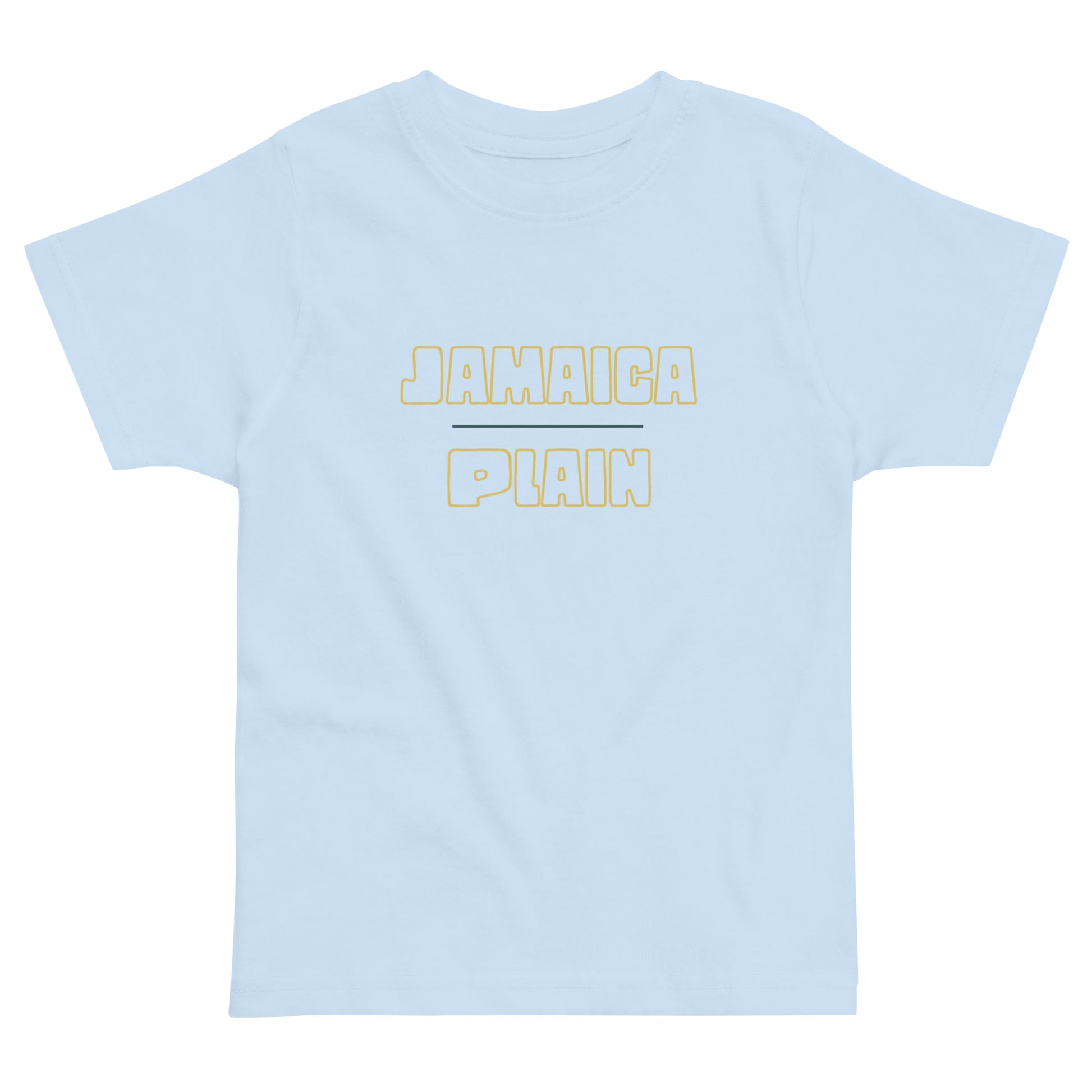 Jamaica Plain Vibes (Toddler) T shirt, light blue