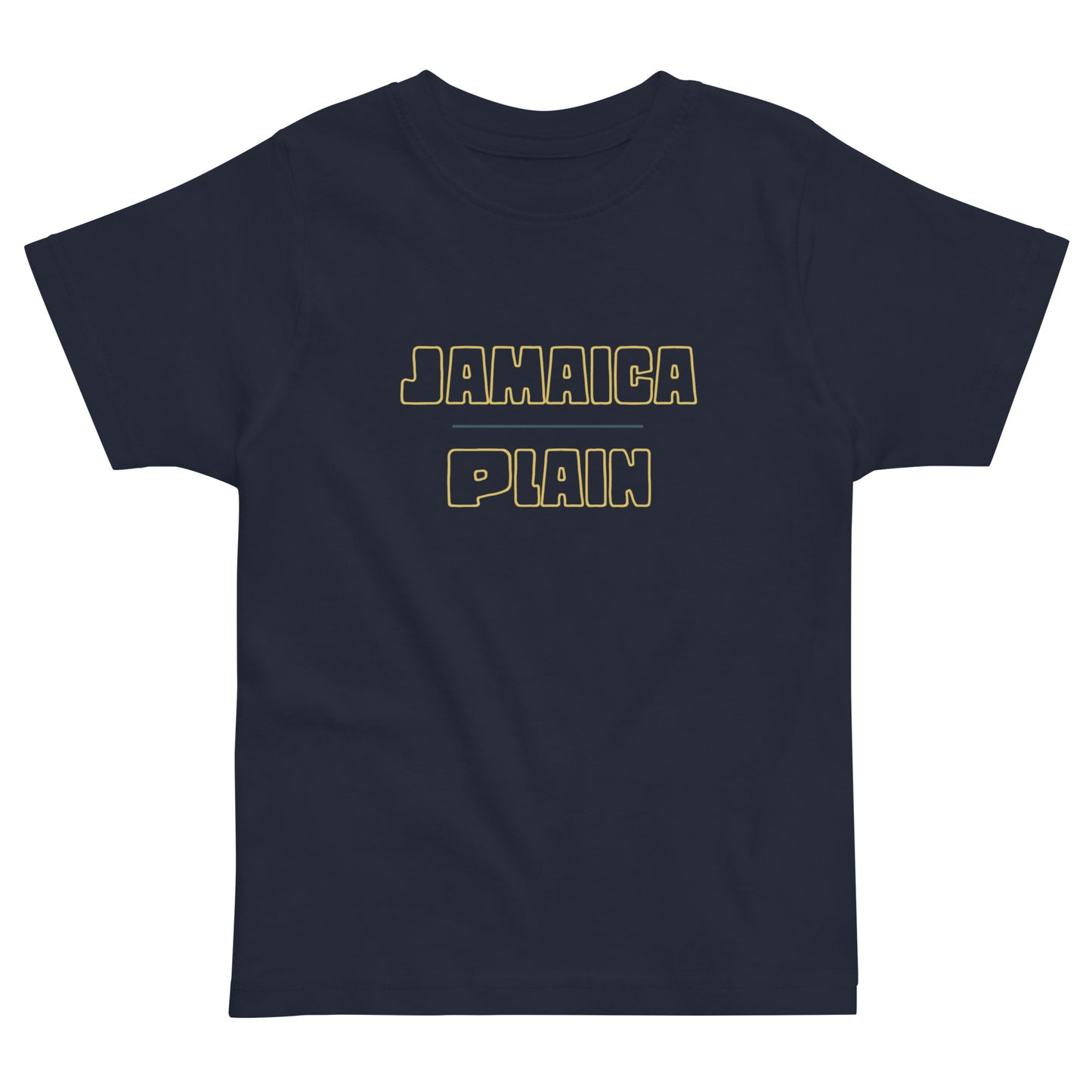 Jamaica Plain Vibes (Toddler) T shirt, blue