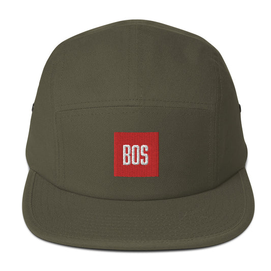 Boston "BOS" Five Panel Hat - Green