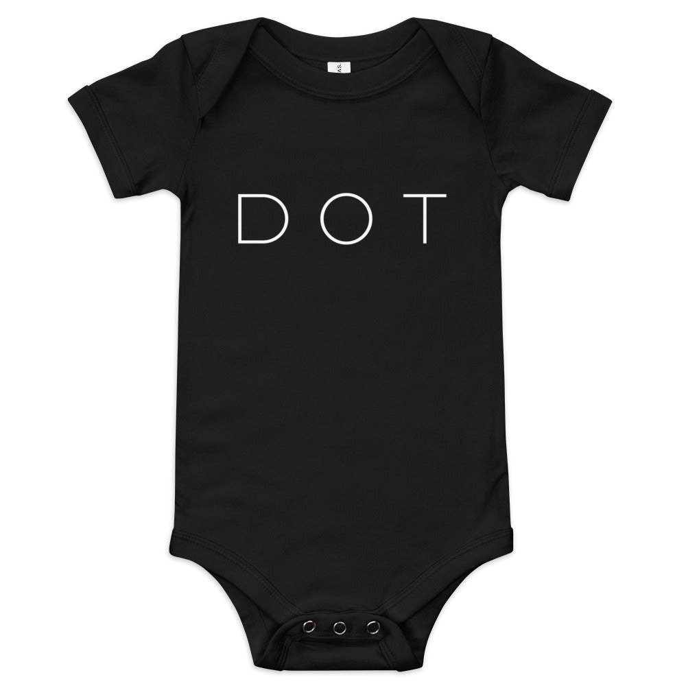 Dorchester "DOT" Onesie, black