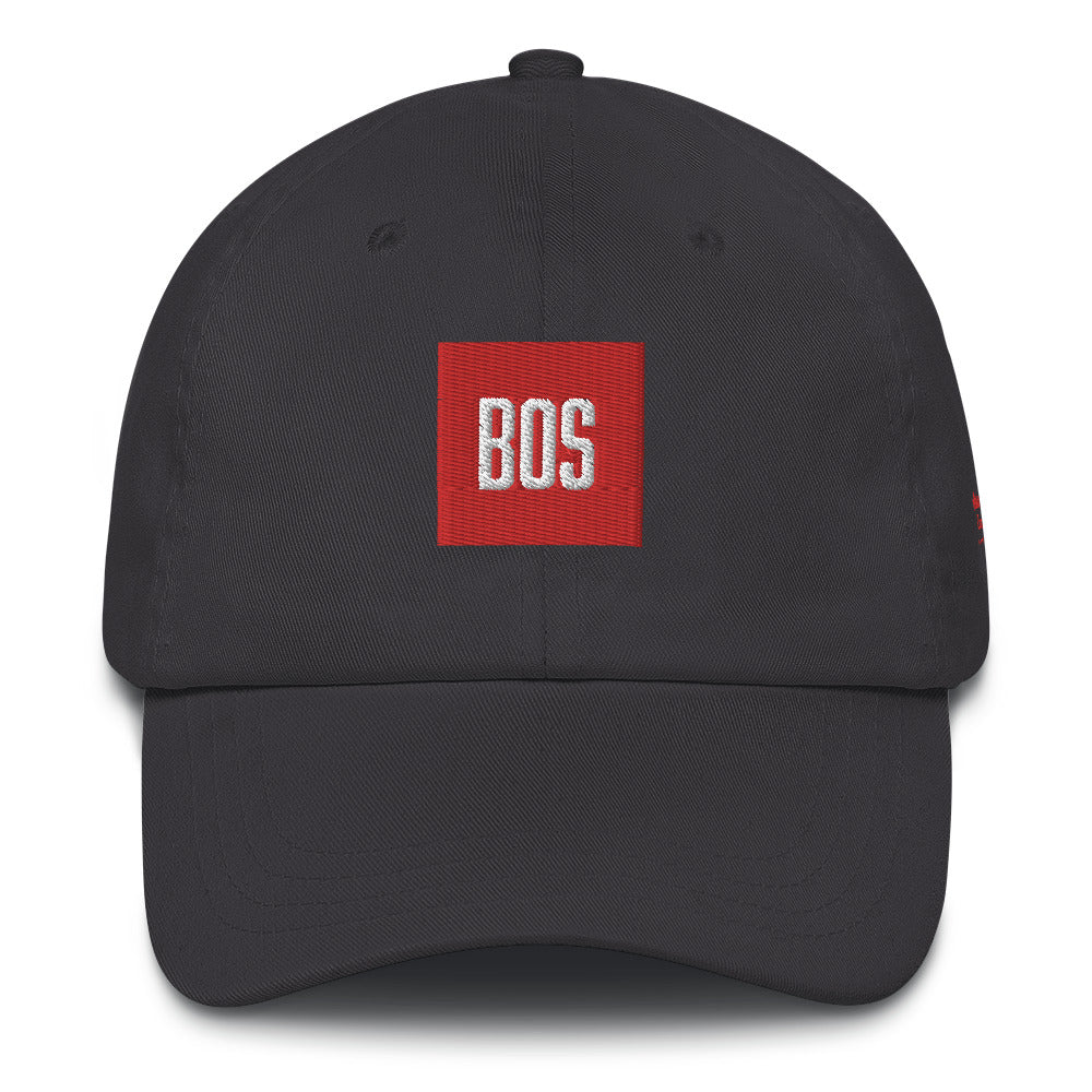 Boston "BOS" Hat- dark grey