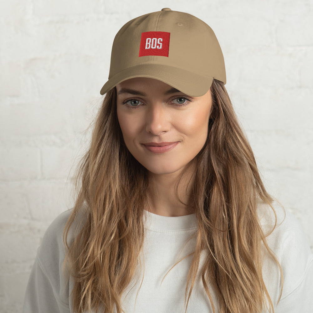 Boston "BOS" Hat- khaki