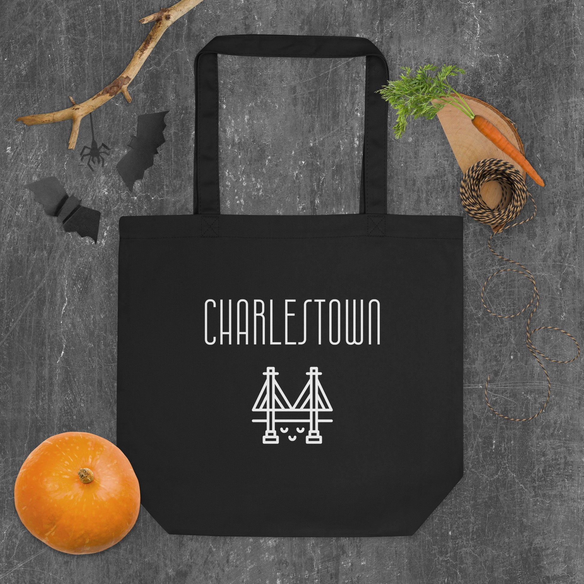 Charlestown Boston, MA Eco Tote, black