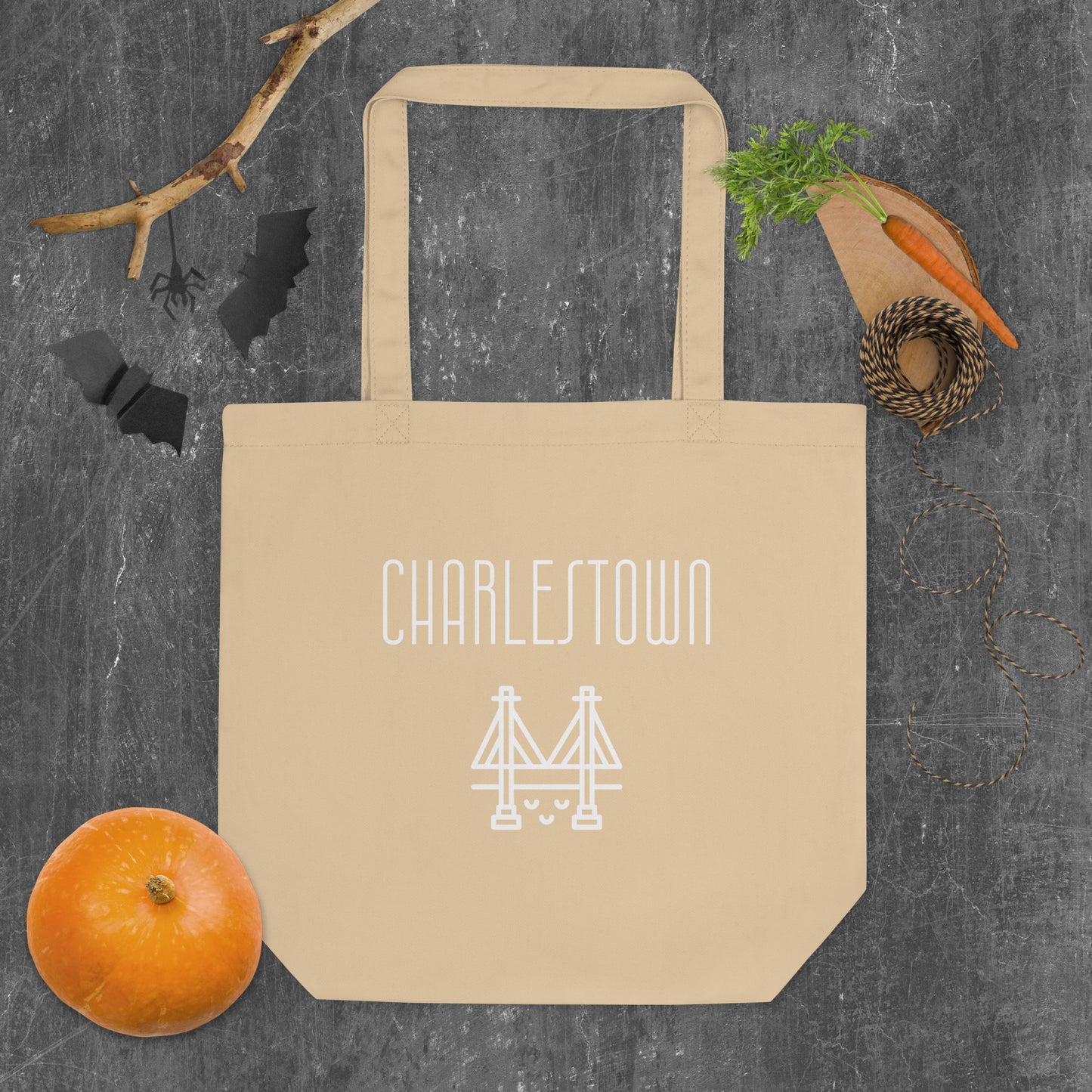 Charlestown Boston, MA Eco Tote, khaki