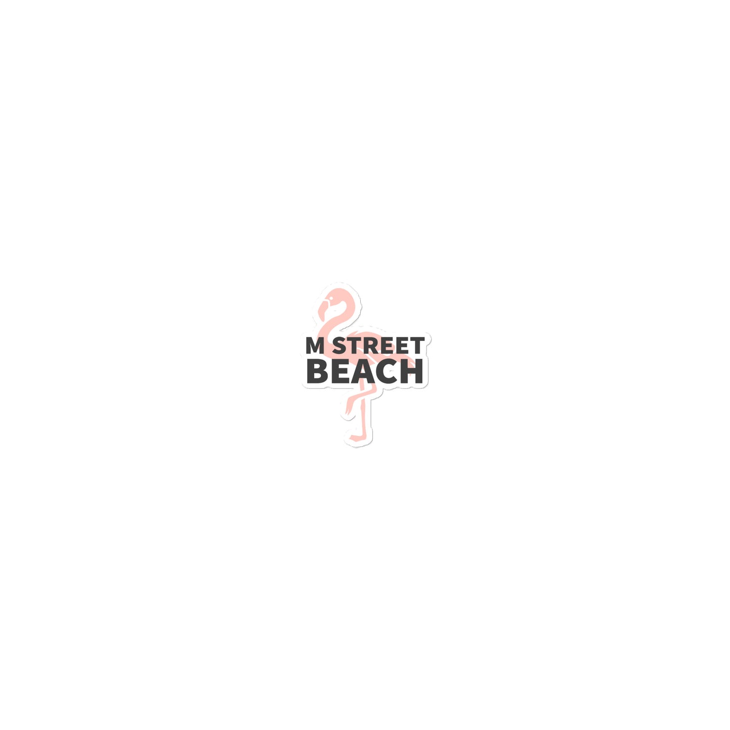 M Street Beach Sticker - Atlantic Coast Clothing Company