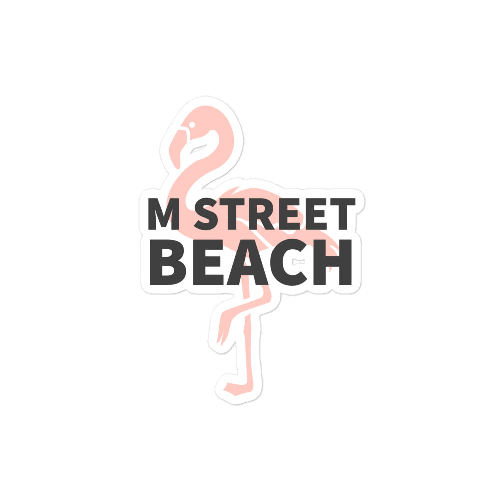 M Street Beach Sticker - Atlantic Coast Clothing Company