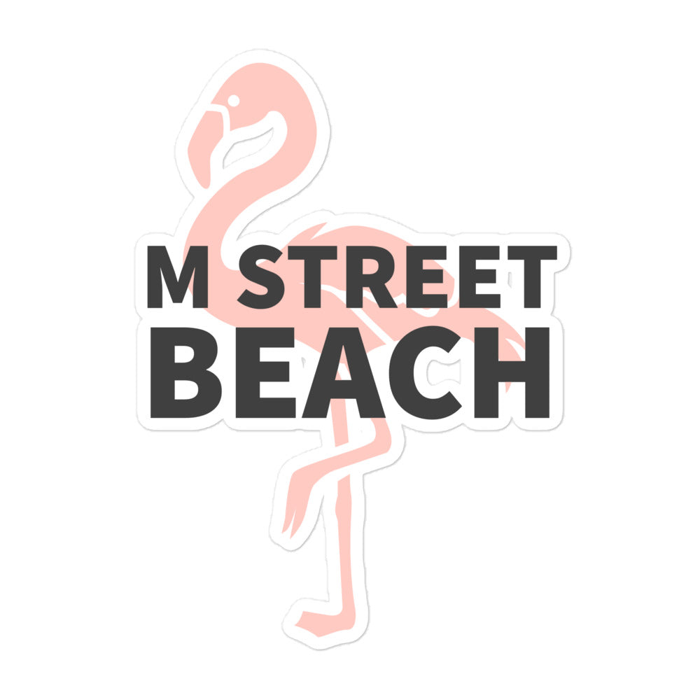 M Street Beach Sticker - Atlantic Coast Clothing Company