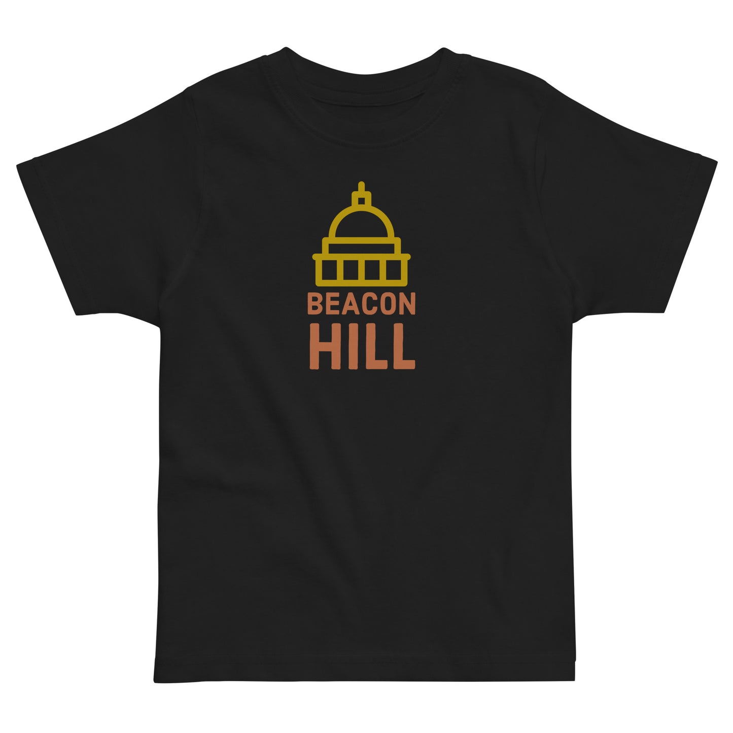 Beacon Hill, Boston Tee shirt (Toddler) black