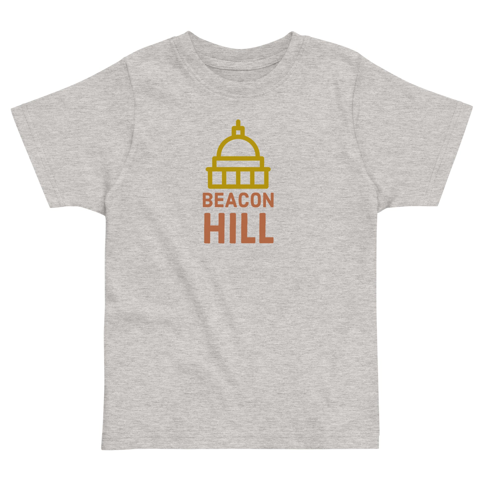 Beacon Hill, Boston Tee shirt (Toddler) grey