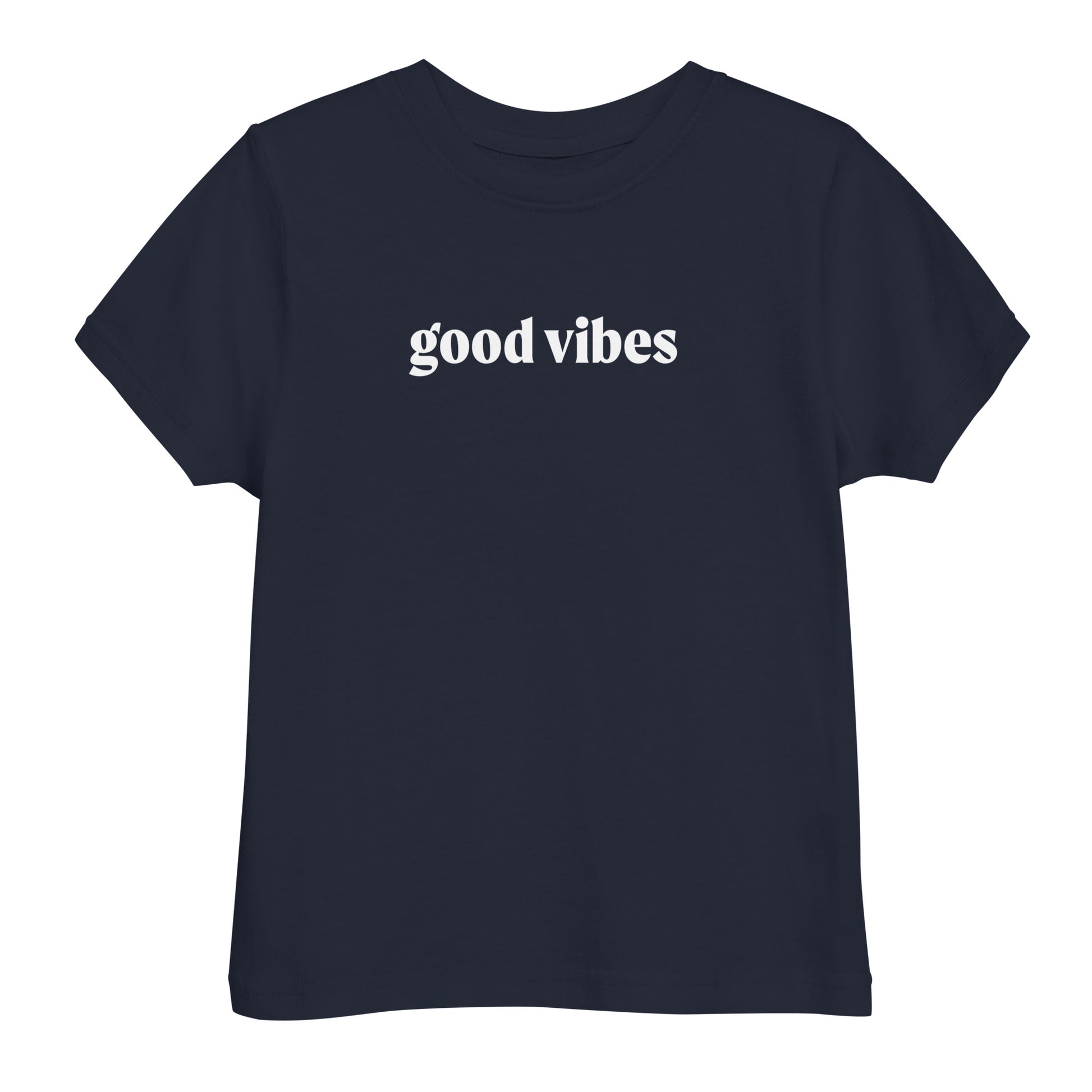 good vibes t shirt (toddler), blue