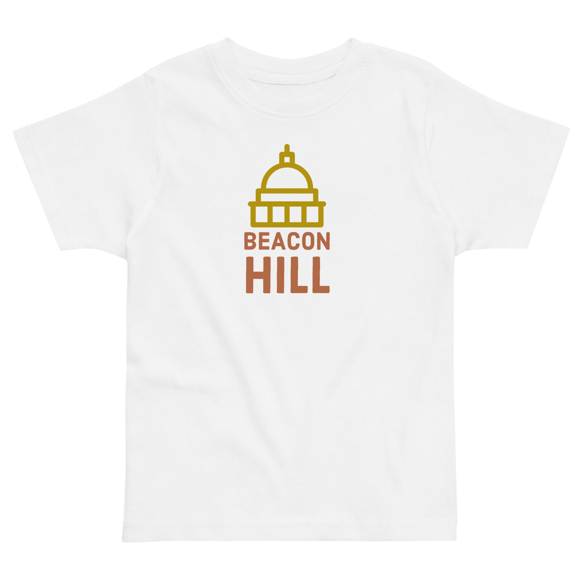 Beacon Hill, Boston Tee shirt (Toddler) white