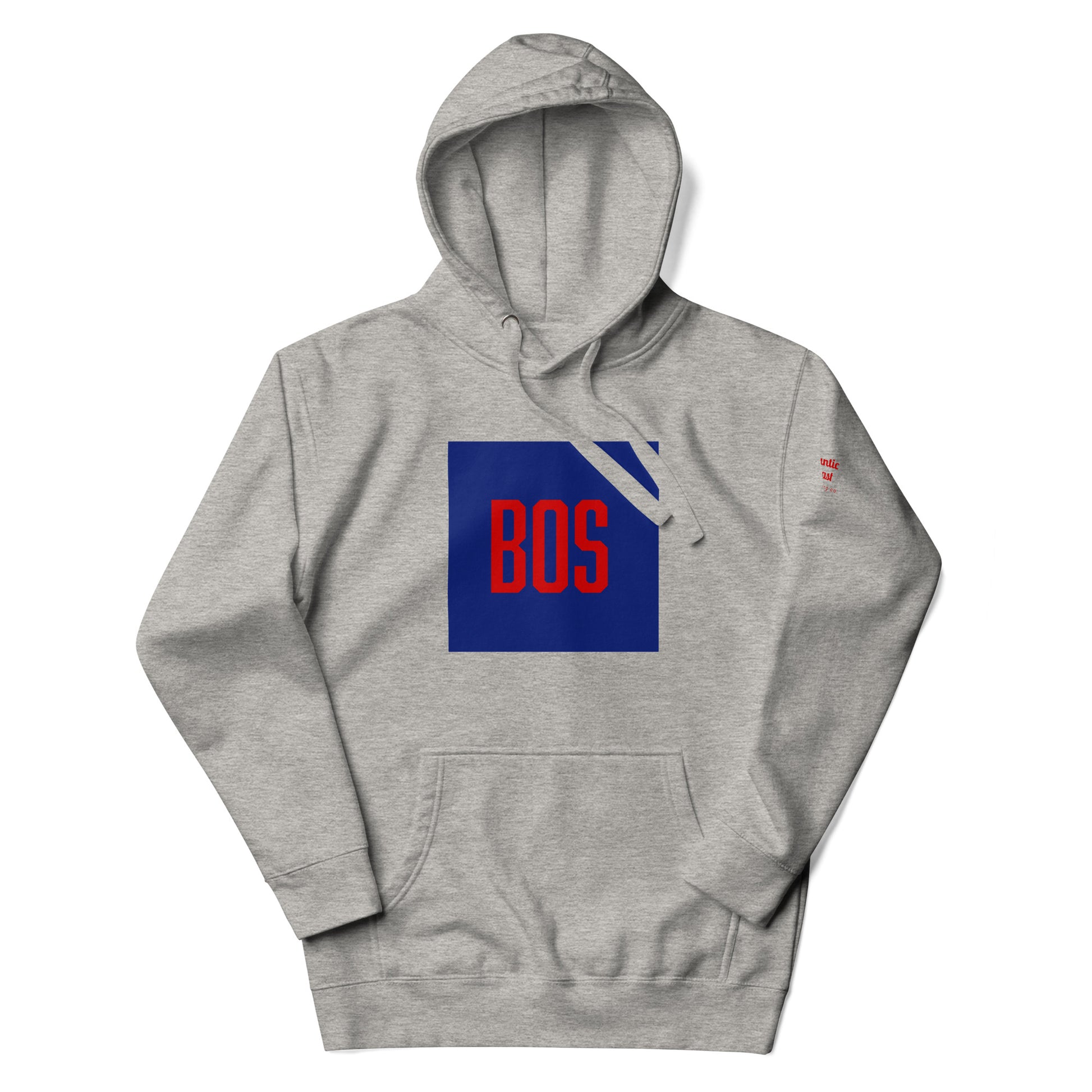 Boston "BOS" Hoodie - grey