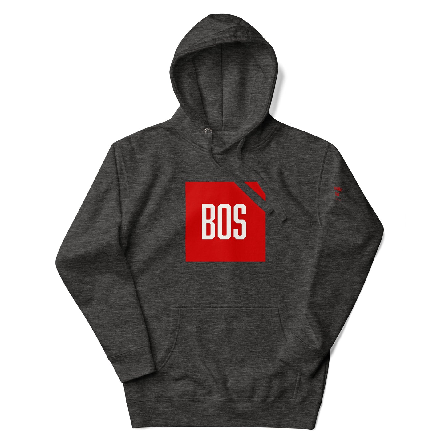 Boston "BOS" Hoodie - dark grey