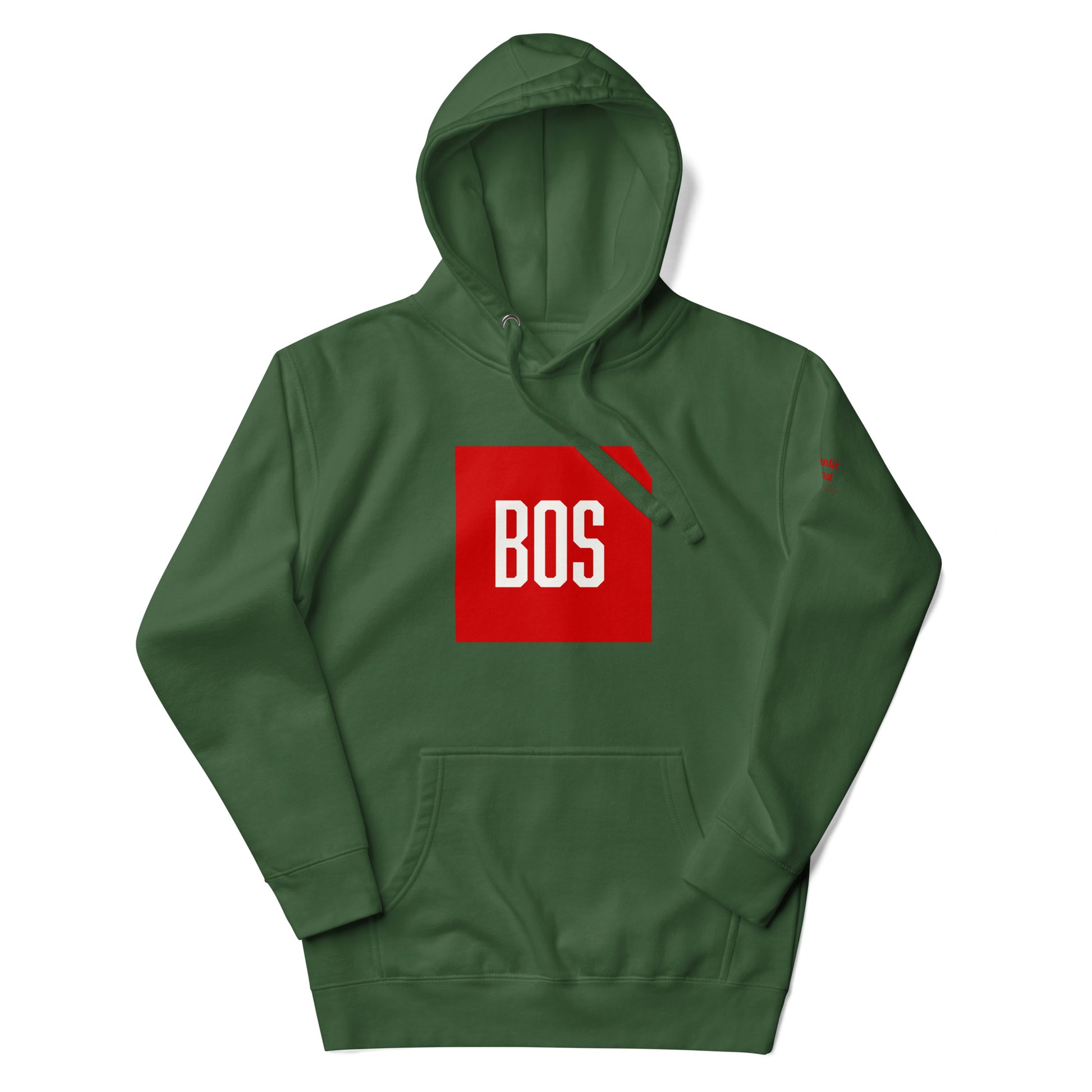 Boston "BOS" Hoodie - dark green