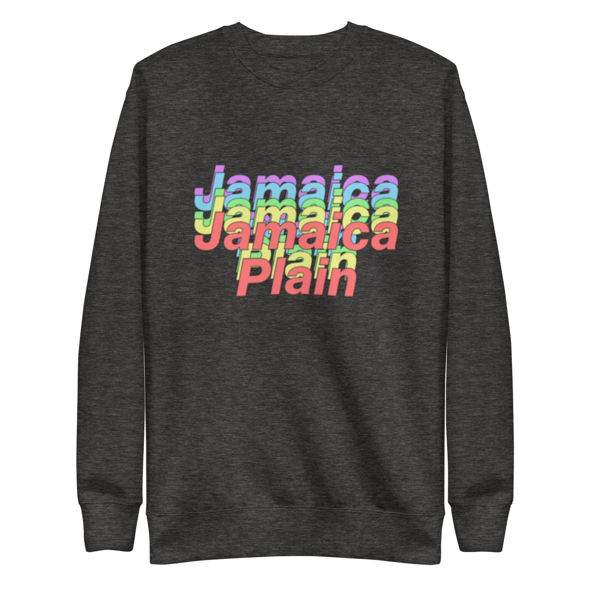 Jamaica Plain Sweatshirt, Boston, MA; charcoal grey