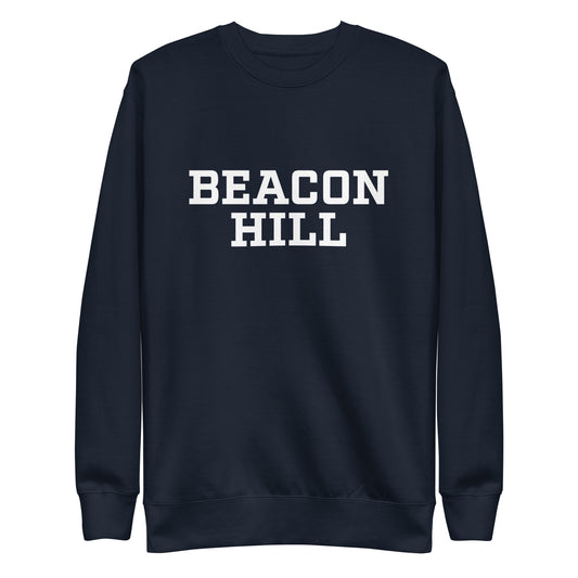 Beacon Hill, Boston Crew Neck Sweatshirt
