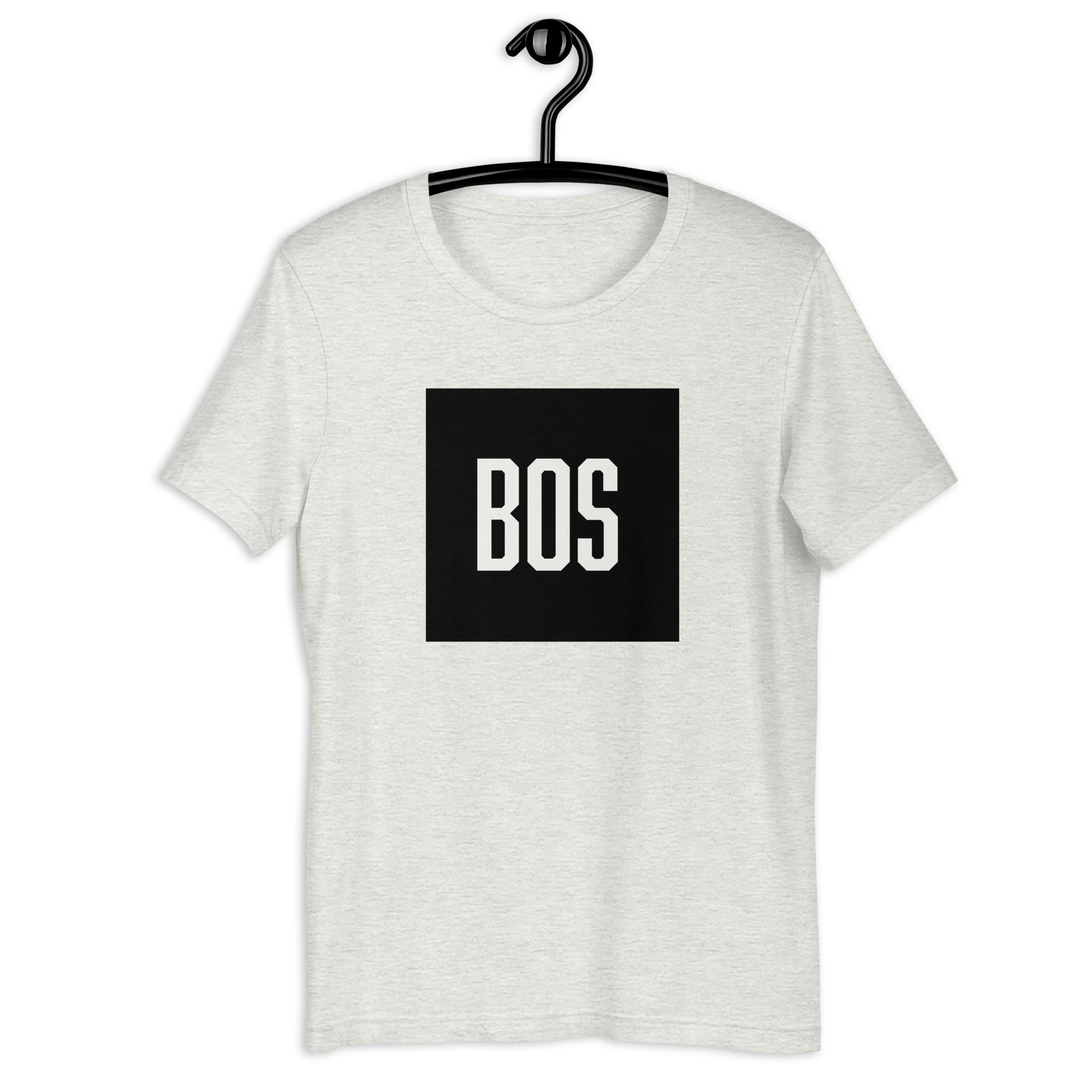 Boston "BOS" t shirt, light ash grey