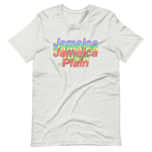Jamaica Plain, Boston MA t shirt, grey
