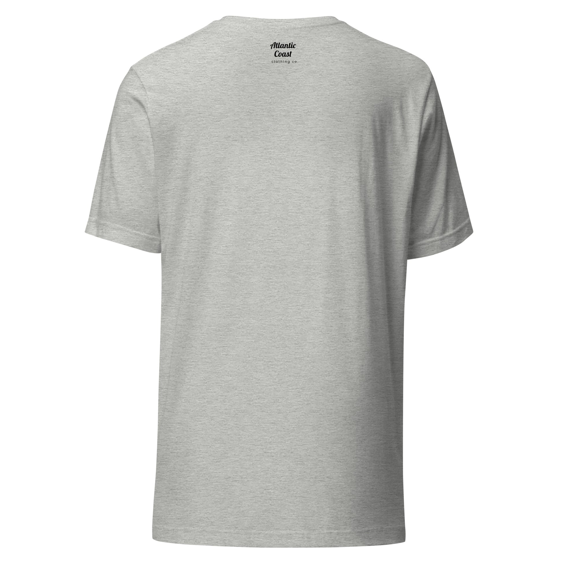 Boston "BOS" t shirt, light grey, view of back