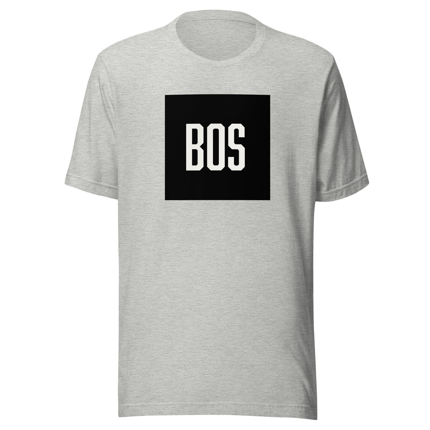 Boston "BOS" t shirt, light grey