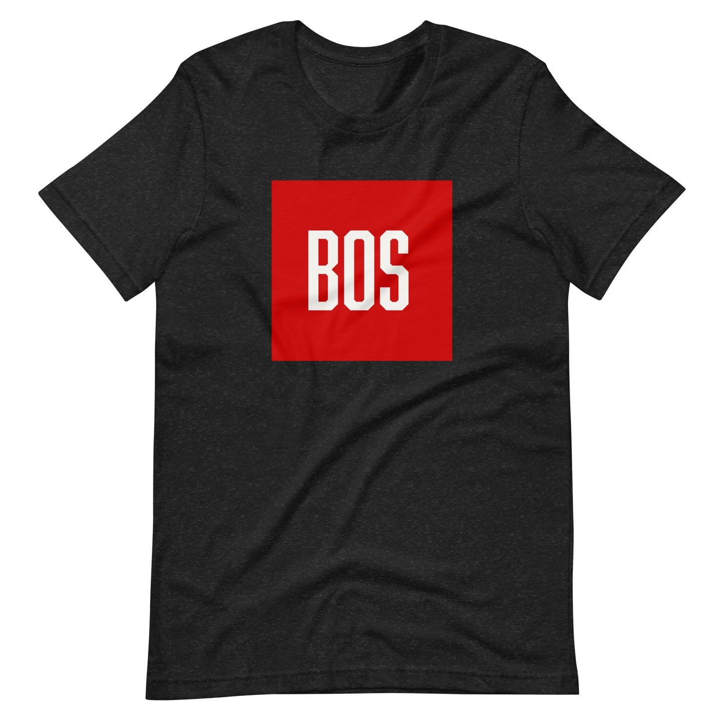 Boston T shirt, red block, Boston, MA, black