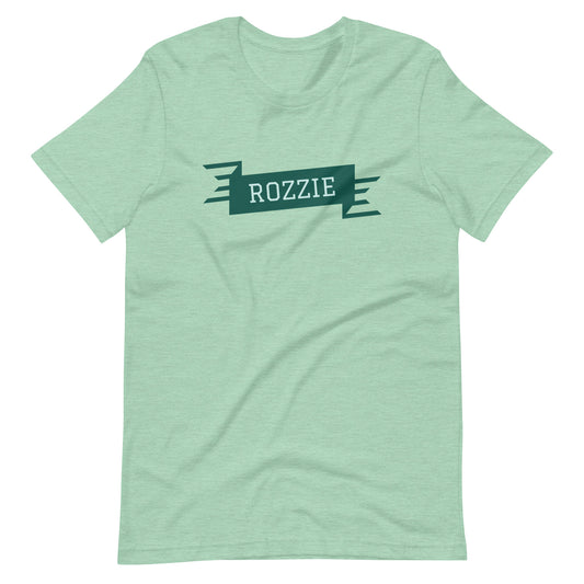 Rozzie t shirt, Roslindale neighborhood of Boston, MA