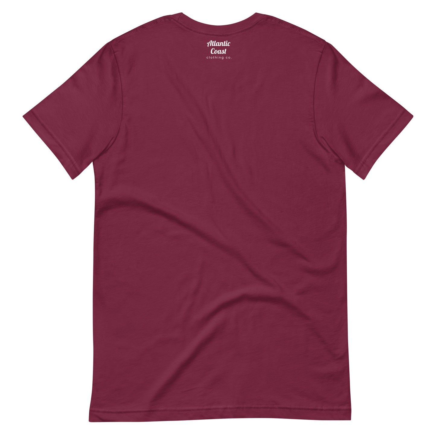 "Dorchester" graphic tee, maroon