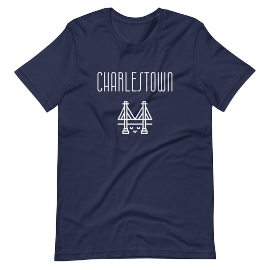 charlestown, Boston MA t shirt, blue