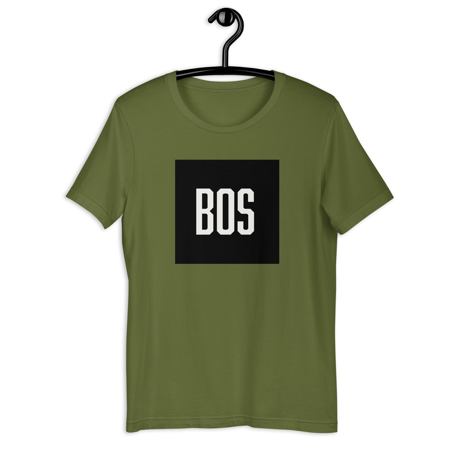 Boston "BOS" t shirt, olive green