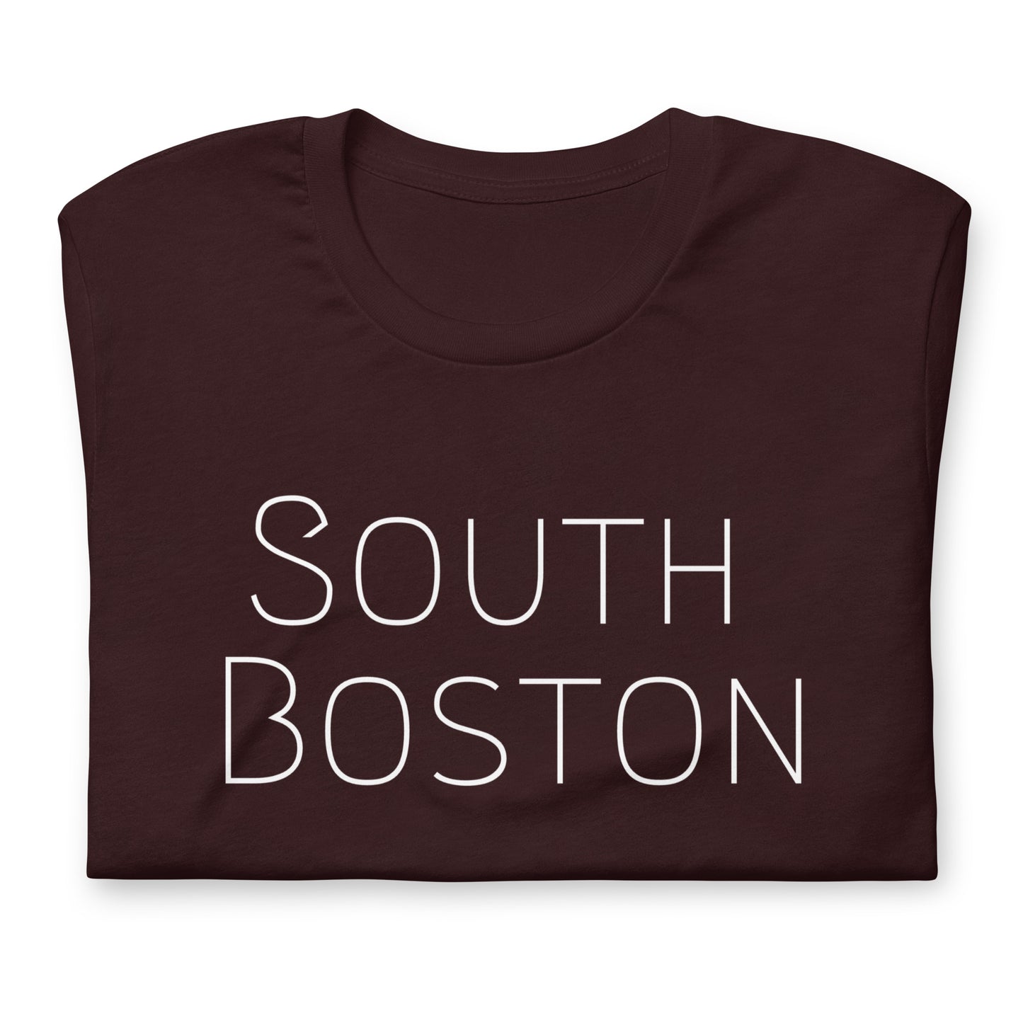 South Boston T Shirt, maroon