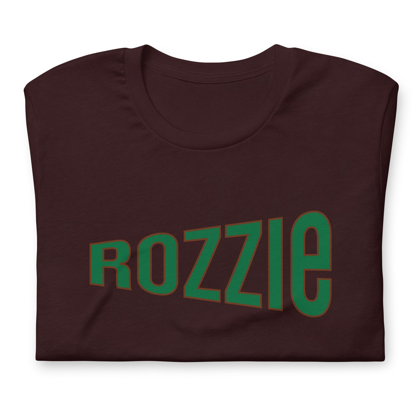 Rozzie t shirt, Roslindale neighborhood of Boston, MA