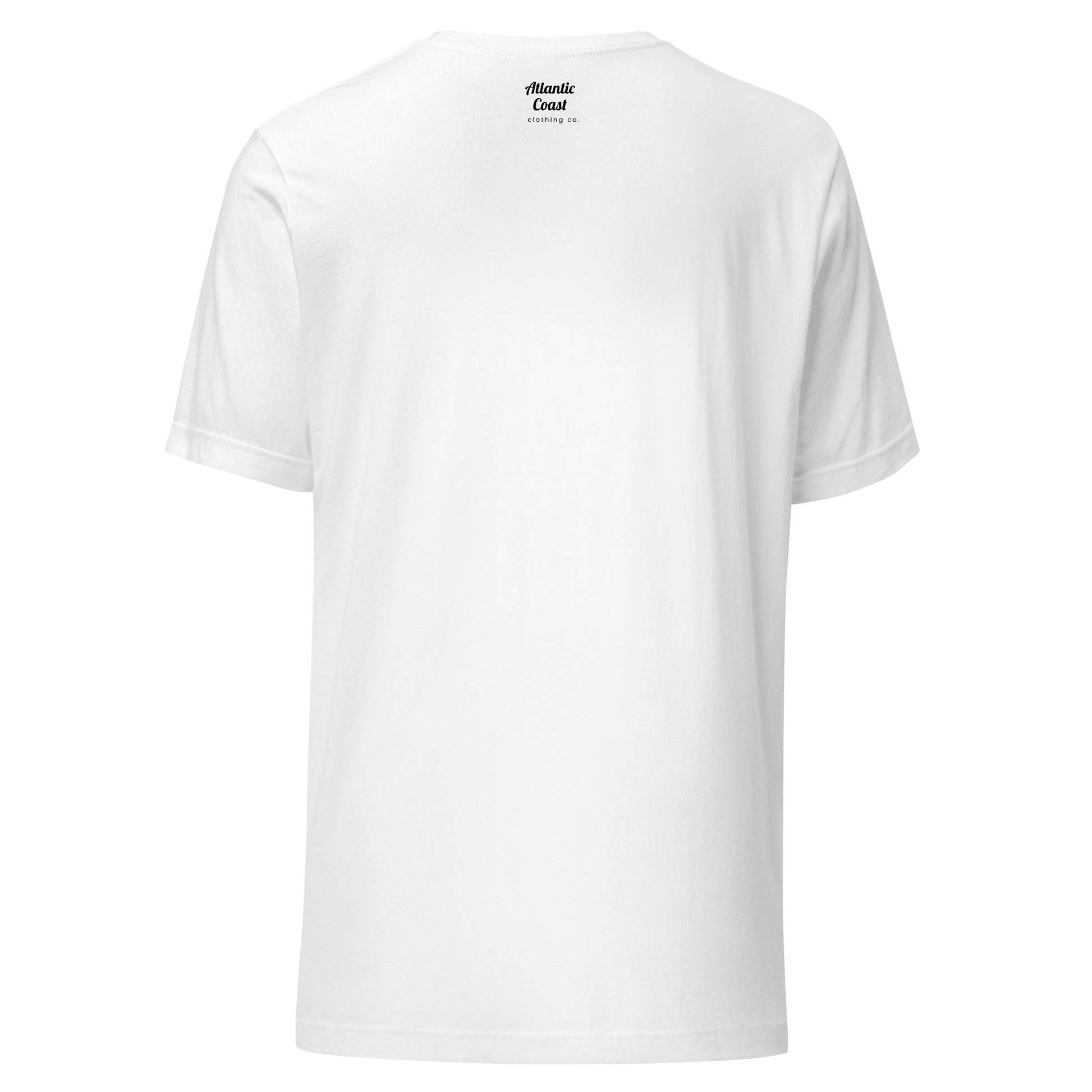 Boston "BOS" t shirt, white, view of back