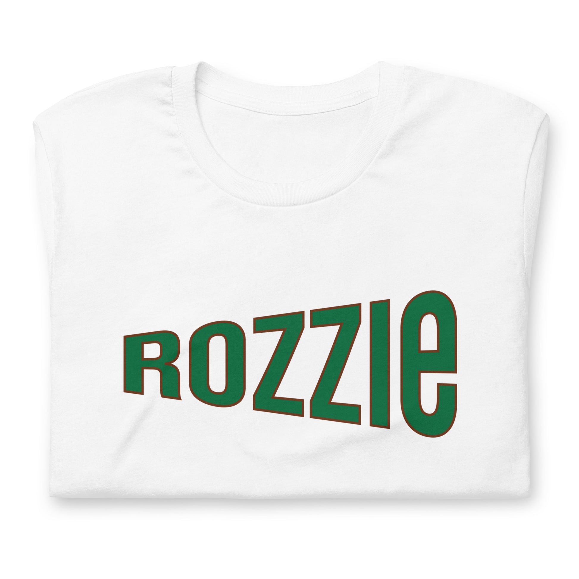 Rozzie t shirt, Roslindale neighborhood of Boston, MA