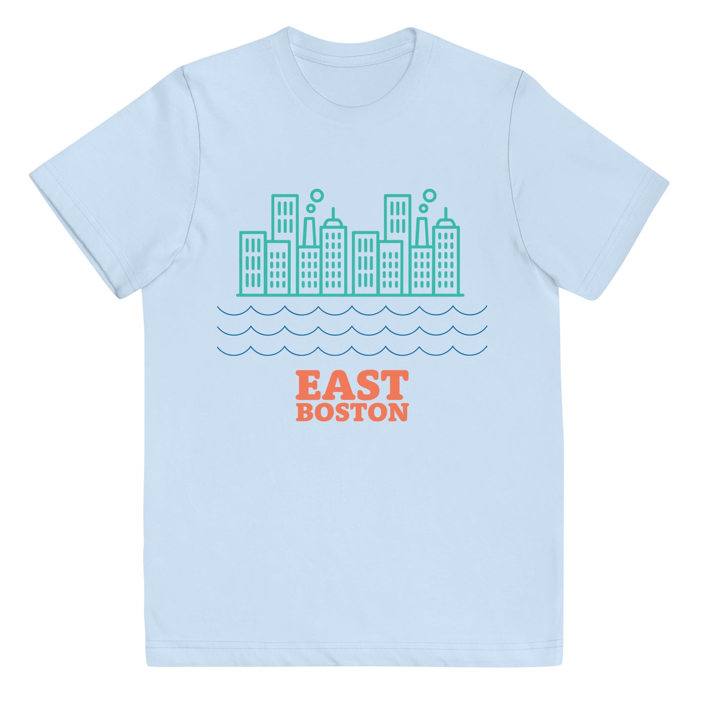 East Boston "Eastie" t shirt (Youth), light blue