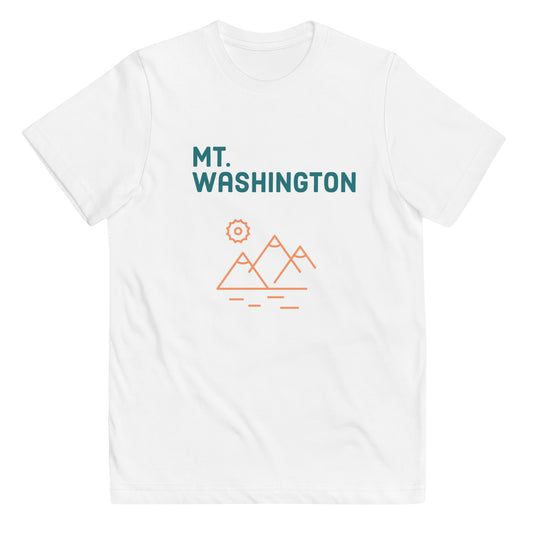 Mt. Washington (Youth) t shirt, white